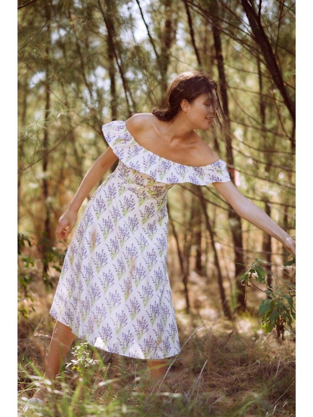 Cousin Women’s Floral Off Shoulder Margarita Dress Size M